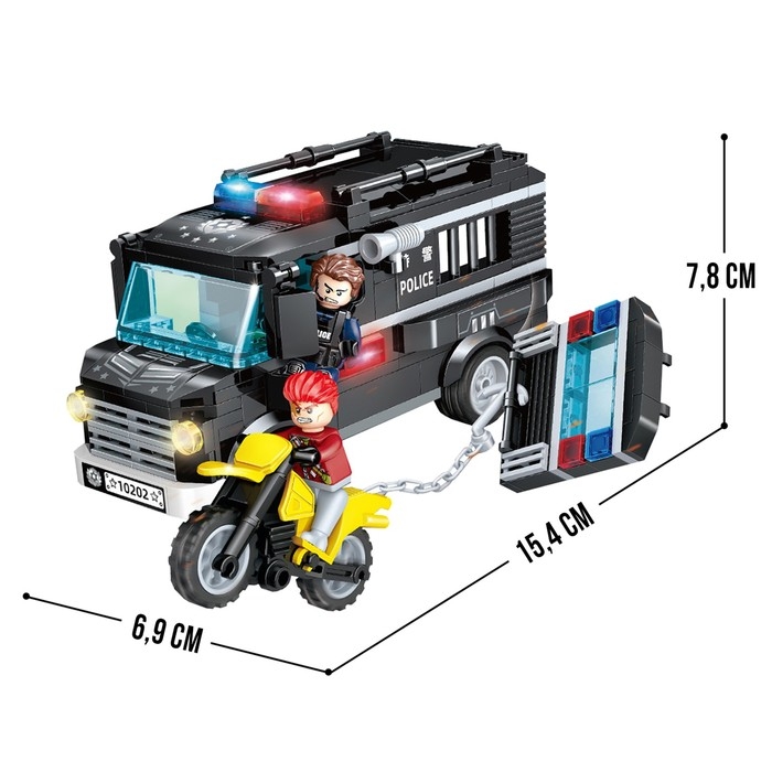 Конструктор &laquo;Спецназ. Броневик S.W.A.T.&raquo;, 263 детали