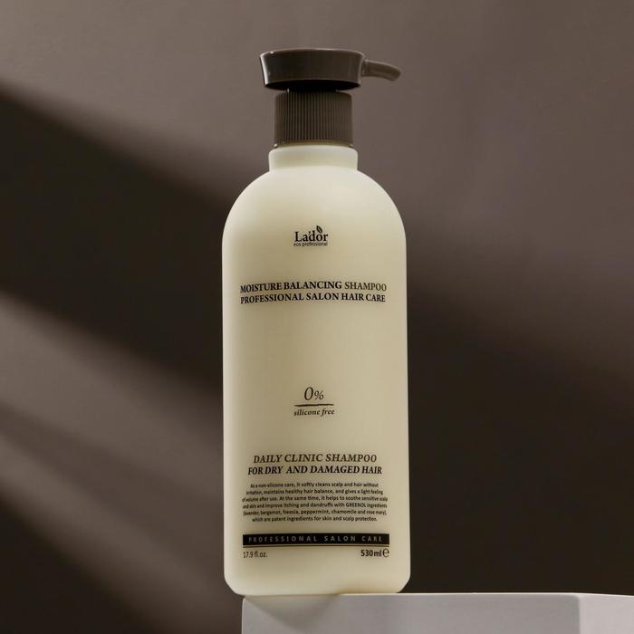 Шампунь для волос без силикона Lador Moisture Balancing Shampoo, 530 мл Шампунь для волос без силикона Lador Moisture Balancing Shampoo, 530 мл
