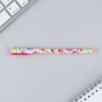 Ручка шариковая синяя паста, 0.7 мм &laquo;Сладкая жизнь&raquo; пластик