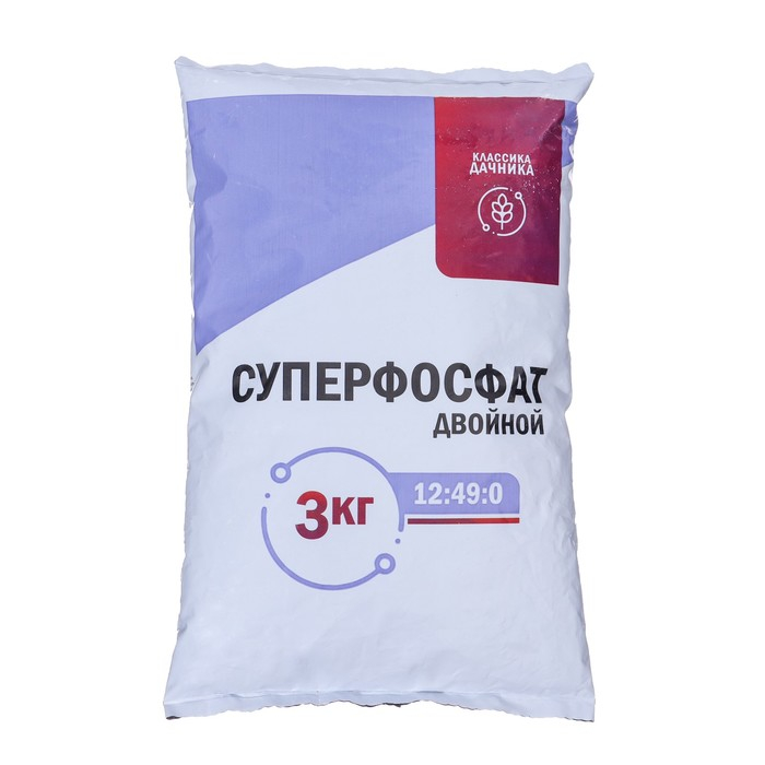 Удобрение минеральное Суперфосфат двойной азотсодержащий, 3 кг Удобрение минеральное Суперфосфат двойной азотсодержащий, 3 кг