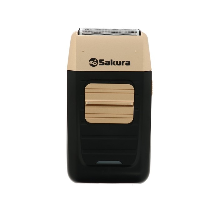 Электробритва Sakura SA-5426BK, сеточная, 2 плавающие головки, сухое бритьё, черная