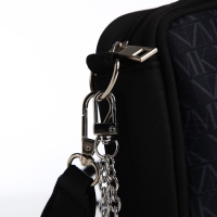 Сумка женская текстильная NK, 19х14х6 см, чёрный цвет Сумка женская текстильная NK, 19х14х6 см, чёрный цвет