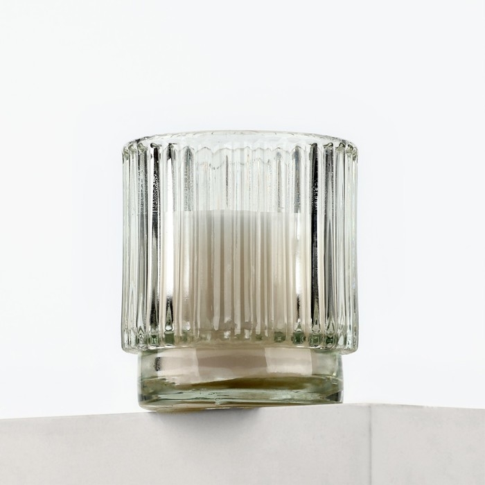 Свеча ароматическая в стекле &laquo;Для настроения&raquo;: ваниль, 7 х 8 см.