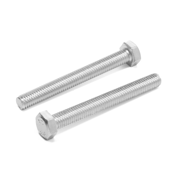 Болт ТУНДРА, оцинкованный, DIN 933, класс прочности 8.8, М8х70 мм, 1 кг Болт ТУНДРА, оцинкованный, DIN 933, класс прочности 8.8, М8х70 мм, 1 кг