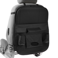 Органайзер на спинку сиденья 62&times;44 см, кож.зам, черный