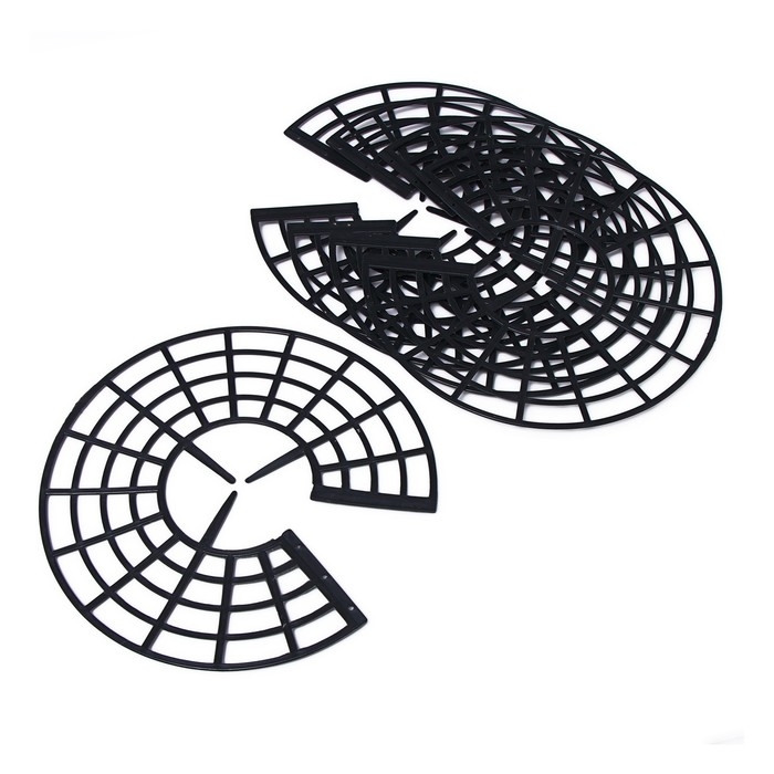 Кустодержатель для клубники, d = 25.5 см, пластик, набор 5 шт., чёрный Кустодержатель для клубники, d = 25.5 см, пластик, набор 5 шт., чёрный