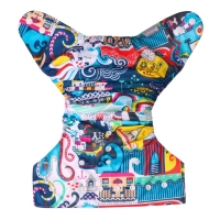 Трусики-подгузник, многоразовый «Океан» на кнопках (S,М,L), Крошка Я Трусики-подгузник, многоразовый «Океан» на кнопках (S,М,L), Крошка Я