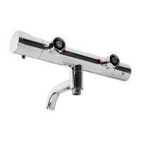 Смеситель для ванны Accoona A62305, двухвентильный, термостатический, душевой набор, хром Смеситель для ванны Accoona A62305, двухвентильный, термостатический, душевой набор, хром