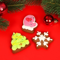 Новый год. Печенье медовое "Новогоднее", 45 г