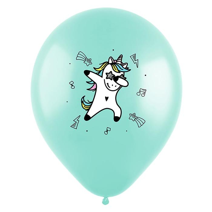 Шар латексный 12" &laquo;Милый единорог&raquo;, пастель, набор 100 шт., цвета МИКС