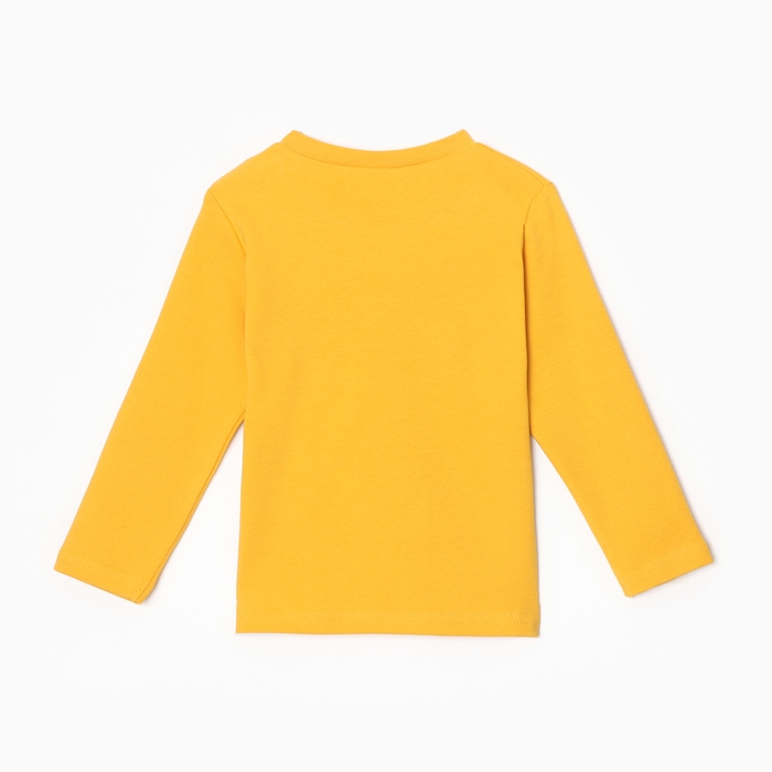 Лонгслив для мальчика, цвет тёмно-жёлтый, рост 98 см Лонгслив для мальчика, цвет тёмно-жёлтый, рост 98 см