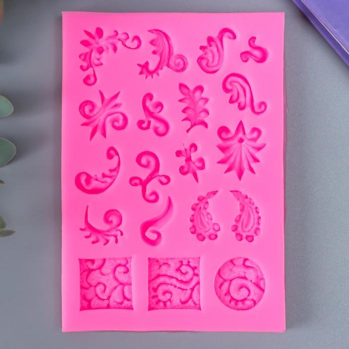 Молд силикон Молд силикон "Восточные узоры" 19 предметов 12,5х9,1х0,9 см