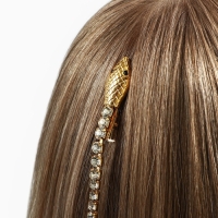 Заколка прядь со стразами новогодняя &laquo;Верь в мечту&raquo;, на Новый год, 1,5 х 1,5 х 2 х 45 см