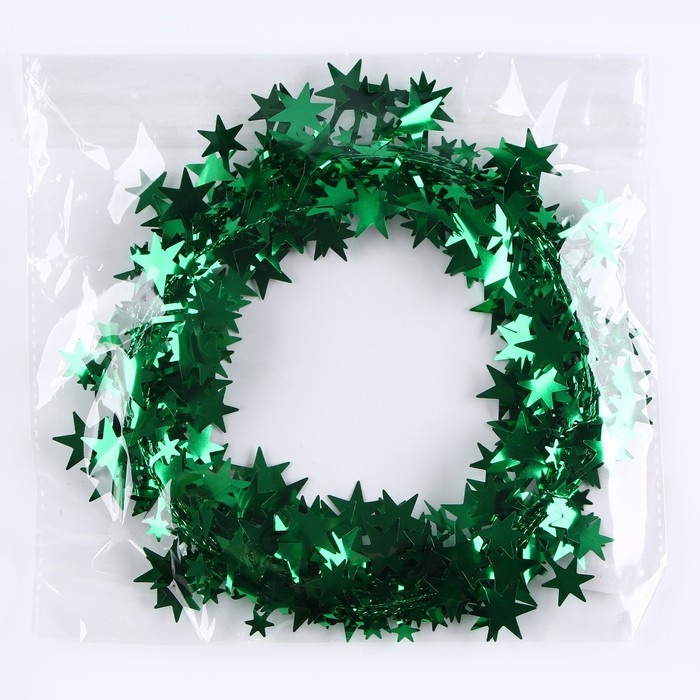Новый год! Проволока для поделок и декора &laquo;Звёздочка&raquo; длина &mdash; 5 метров, цвет зелёный