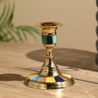 Подсвечник "Рэйн" 11 см, латунь