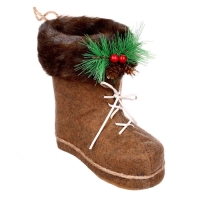 Конфетница &laquo;Сапожок&raquo;, на шнурках