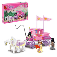 Конструктор &laquo;Розовая мечта: королевская карета&raquo;, 137 деталей