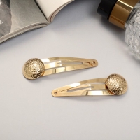 Невидимка для волос "Аманда" (набор 2 шт) круг, 6,5 см, золото Невидимка для волос "Аманда" (набор 2 шт) круг, 6,5 см, золото