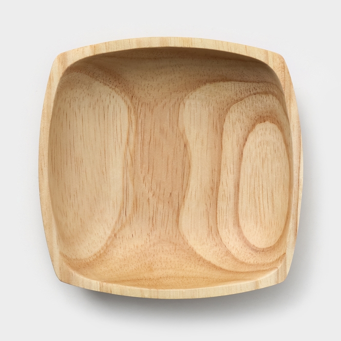 Тарелка - салатник квадратный, 10,2&times;10,2&times;3, гевея