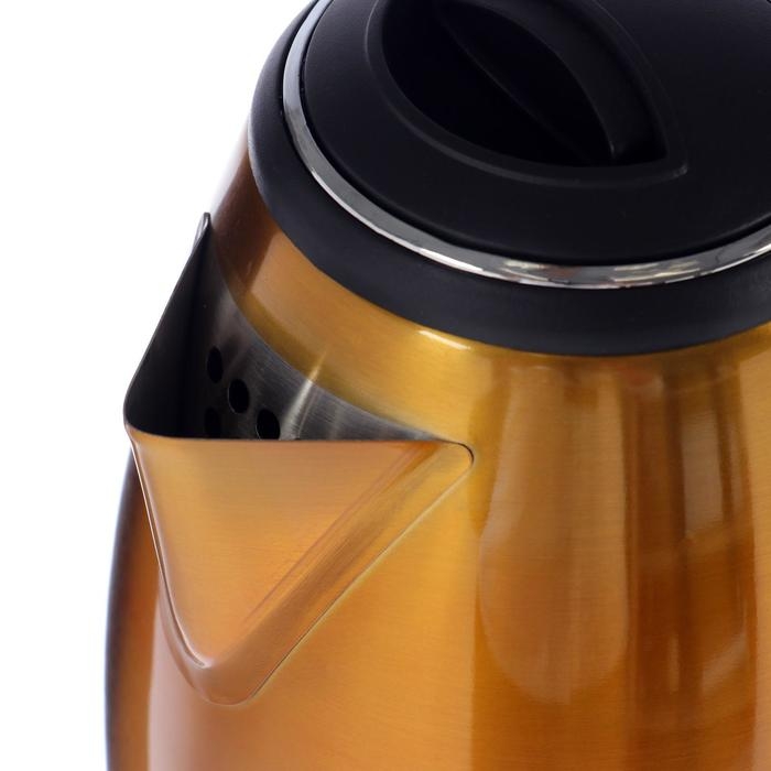 Чайник электрический Чайник электрический "МАТРЁНА" MA-002, металл, 1.8 л, 1500 Вт, жёлтый