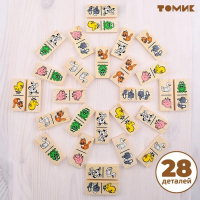 Домино «Животные», 28 фишек Домино «Животные», 28 фишек