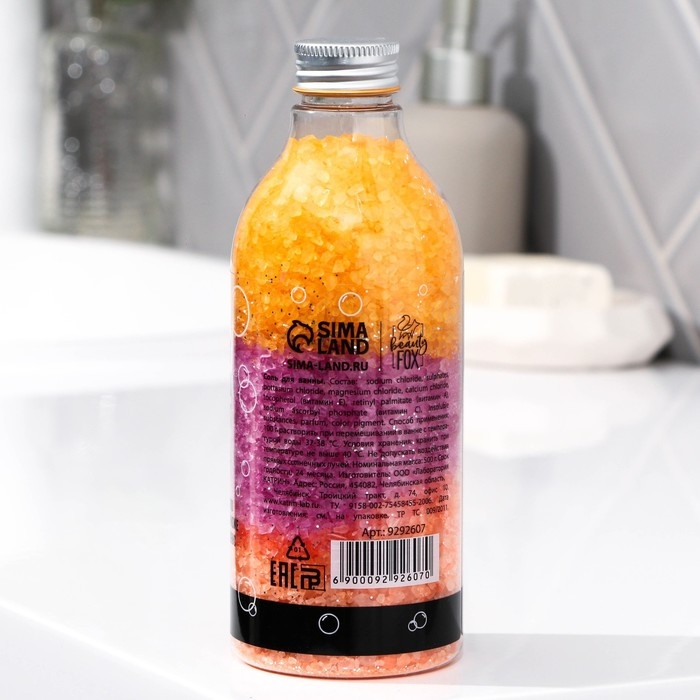 Соль для ванны «КРЯсиво ты вошла в мою жизнь», 500 г, аромат сочного манго, BEAUTY FОХ Соль для ванны «КРЯсиво ты вошла в мою жизнь», 500 г, аромат сочного манго, BEAUTY FОХ