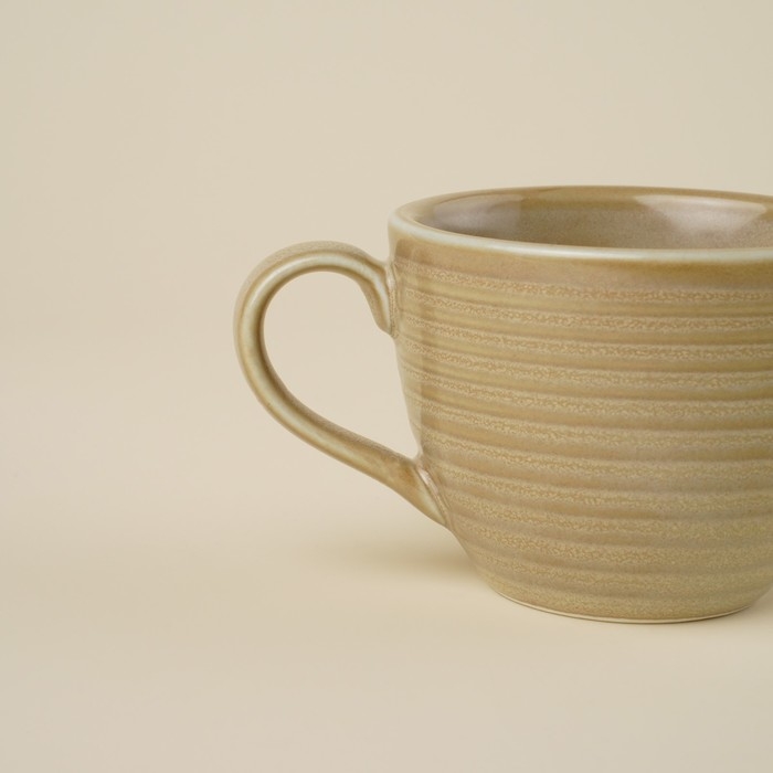 Кружка фарфоровая SL Home &laquo;Песчаный бриз&raquo;, 250 мл, цвет бежевый