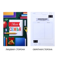 Папка школьная с креплением &laquo;Портфолио школьника&raquo;, 6 листов-разделителей, 21,5 х 30 см.