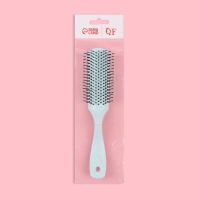 Расчёска массажная, 3,3 &times; 20,5 см, цвет МИКС