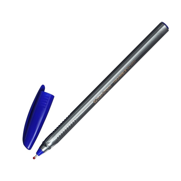 Ручка шариковая 1.0 мм, Triangle Silver, чернила синие, трёхгранная Ручка шариковая 1.0 мм, Triangle Silver, чернила синие, трёхгранная