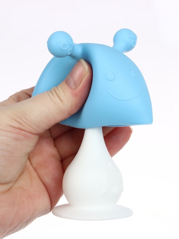 Набор прорезывателей силиконовых &laquo;Мой Зайка&raquo;, с погремушкой, 3 шт., на присоске, в кейсе, Крошка Я