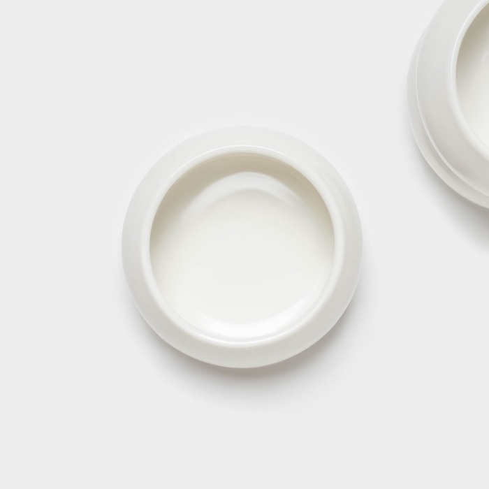 Набор соусников Magistro OliveQueen, 110 мл, 9&times;4 см, фарфор, 3 шт, белый