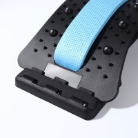 Массажёр для спины, трёхуровневый, с магнитом, 36 &times; 23 см, цвет МИКС