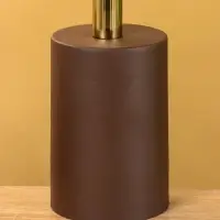 Подсвечник на 1 свечу "Кубок" шоколад с золотом 10х10х28,5 см