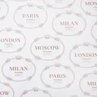 Бумага упаковочная крафтовая &laquo;Города&raquo;, 70 х 100 см