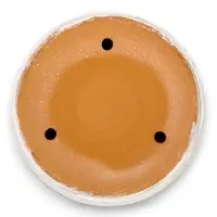 Горшок цветочный с поддоном 2,6 л, d18/h16 см белый керамика, "Венера" (М)