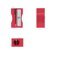 Точилка ErichKrause Unity, 1 отверстие диаметром 8 мм, МИКС