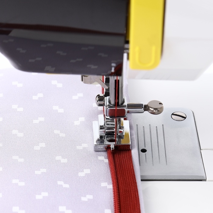 Лапка для швейных машин, для вшивания потайной молнии с направляющей, 2,2 &times; 1,8 &times; 0,8 см