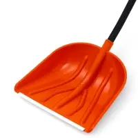 Лопата 410 х 460 мм, пластик, металлический черенок, оцинкованная планка Вьюга №5 Премиум