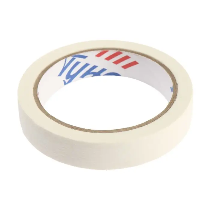 Лента малярная ТУНДРА, самоклеящаяся, бумажная основа, 120 мкм, 19 мм &times; 25 м