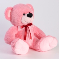 Мягкая игрушка &laquo;Медведь&raquo;, с бантом, 40 см, цвет розовый