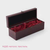 Ящик для хранения вина Доляна &laquo;Кьянти&raquo;, 36&times;11 см, на 1 бутылку