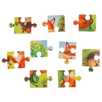 Пазл «Лесные зверята», 9 деталей Пазл «Лесные зверята», 9 деталей