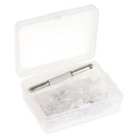 Набор инструментов для ремонта очков отвертка, винты, носоупоры 20 шт.