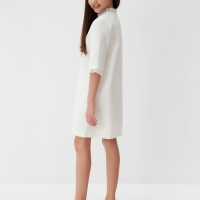 Платье нарядное детское MINAKU: PartyDress, цвет белый, рост 134 см