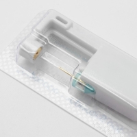 Пистолет одноразовый для пирсинга, серьга в комплекте &laquo;Классика&raquo;, 5 мм, цвет белый в золоте