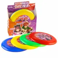 Фрисби, летающая тарелка &laquo;Аниме&raquo;, 18 см, в шоубоксе, МИКС