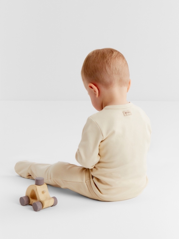 Кофточка детская MINAKU "Nature", цвет бежевый, рост 54-56 см