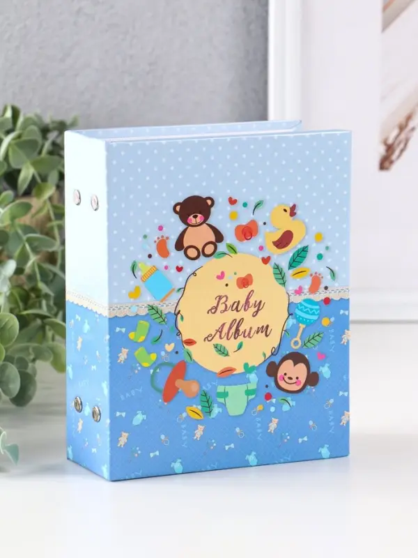 Фотоальбом 100 фото "Малышу" 10X15см, ПП карм.