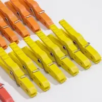 Прищепки бельевые &laquo;Кубаночка&raquo;, 8 см, 20 шт, цвет МИКС